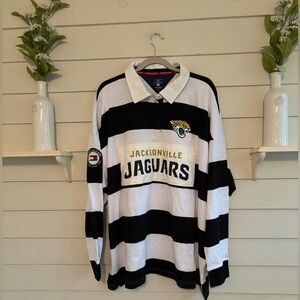 Jacksonville Jaguars NFL x Tommy Hilfiger Women’s Rugby Shirt Plus Size …